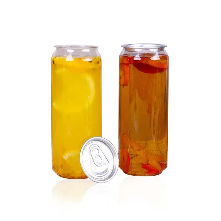 Llauna de PET amb anell de plàstic d'aigua de soda de plàstic
