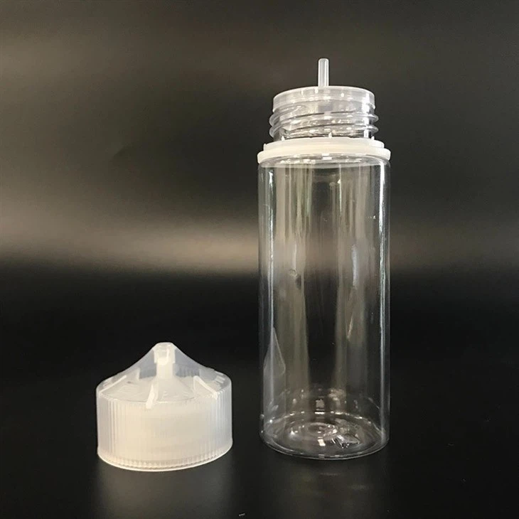 Empty Clear Black 100ml 120ml E Liquid Bottle