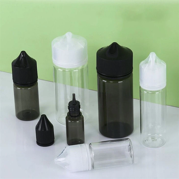 Factory Direct Supply Plastic PET V3 Dropper Liquid Juice Bottle